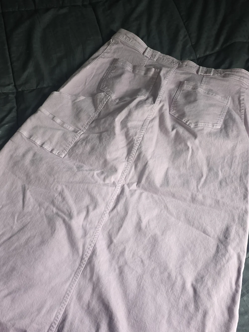 Pilcro Lilac Utility Midi Skirt - Picture 2 of 3